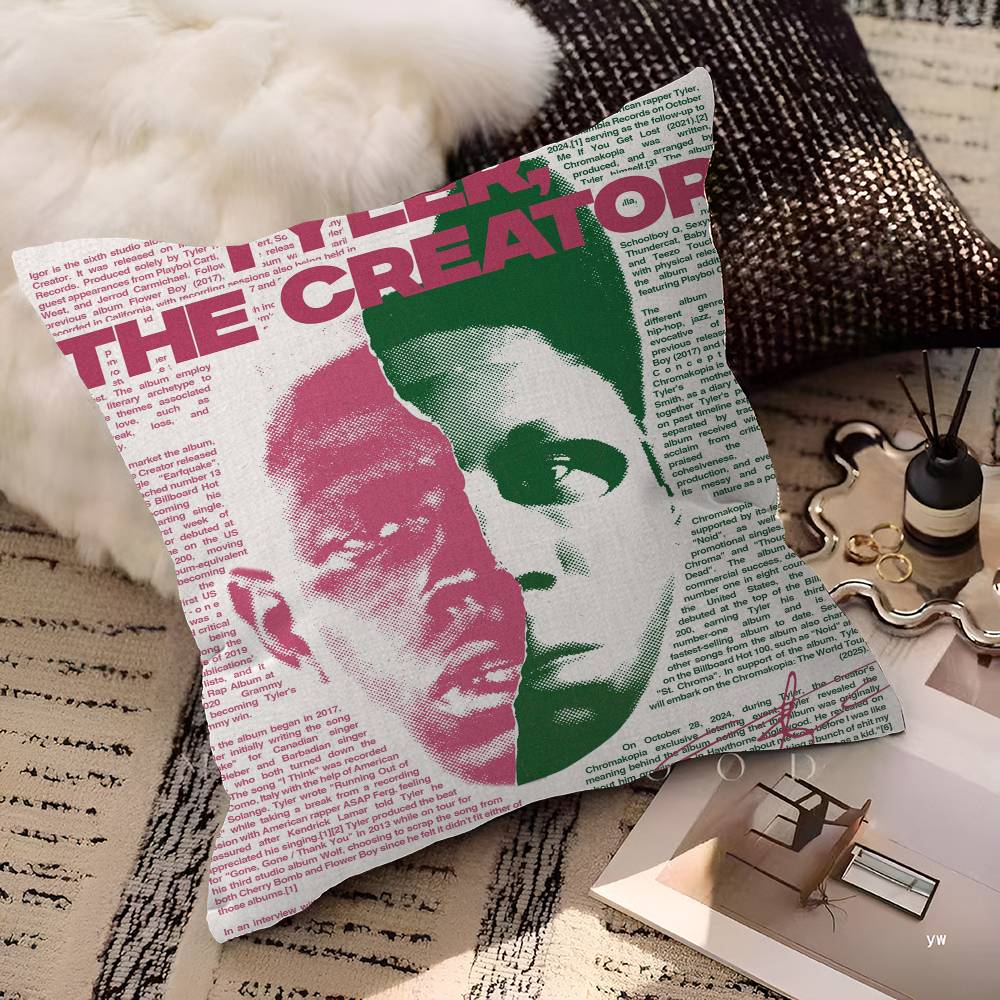 Tyler The Creator 45*45см Наволочка Декоративная Наволочка для Подушки Домашняя Наволочка для Подушки на Диван