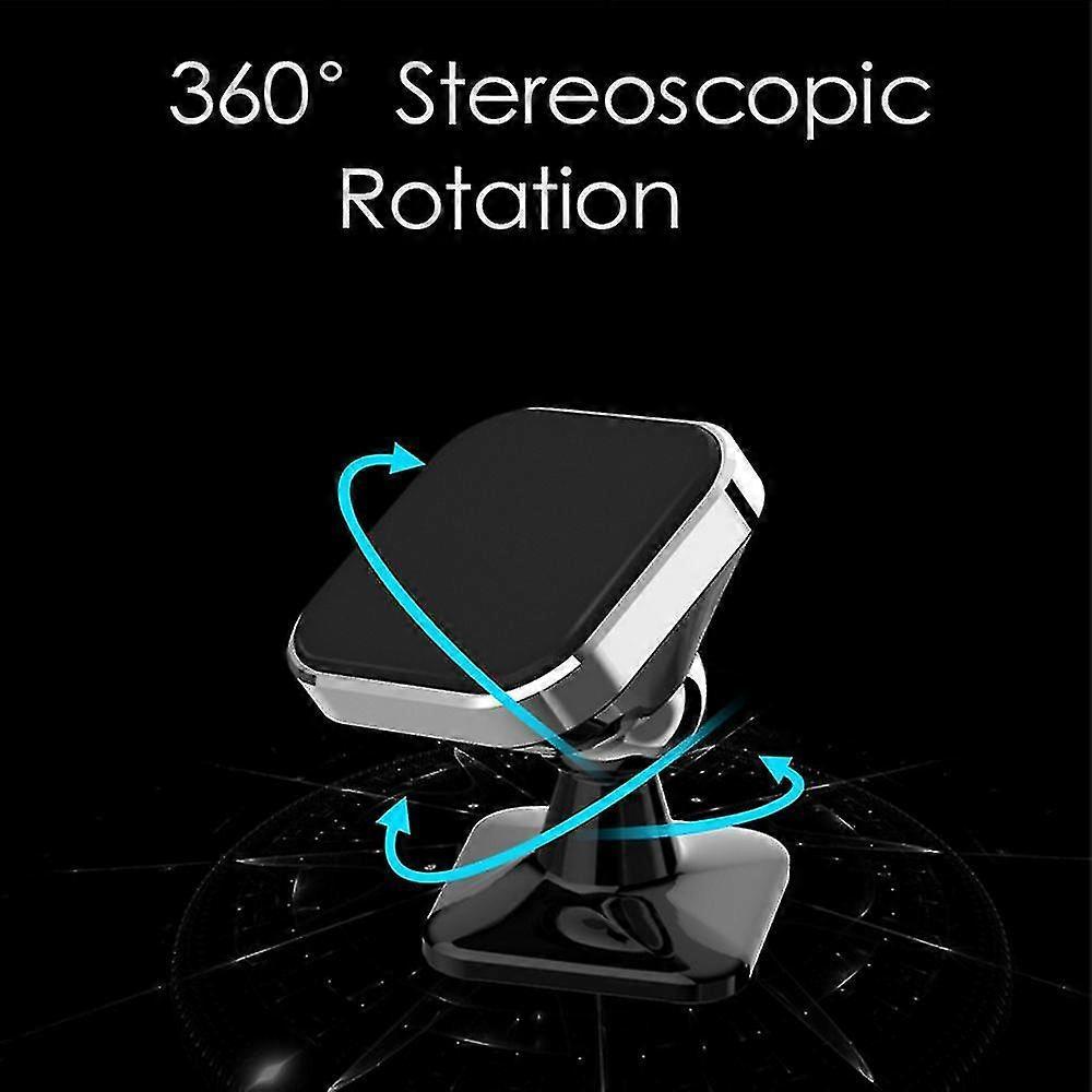360 degree square adhesive car phone holder magnetic 2-pack magnetic mobile phone holder car dashboard car phone holder iPhone 11 Pro Max Xr
