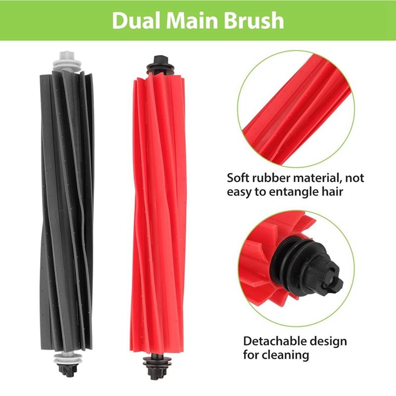 Комплект запасных частей для робота-пылесоса Roborock S8 Pro Ultra, аксессуары Ain Side Brush Hepa Filter Mop Cloth Dust Bags