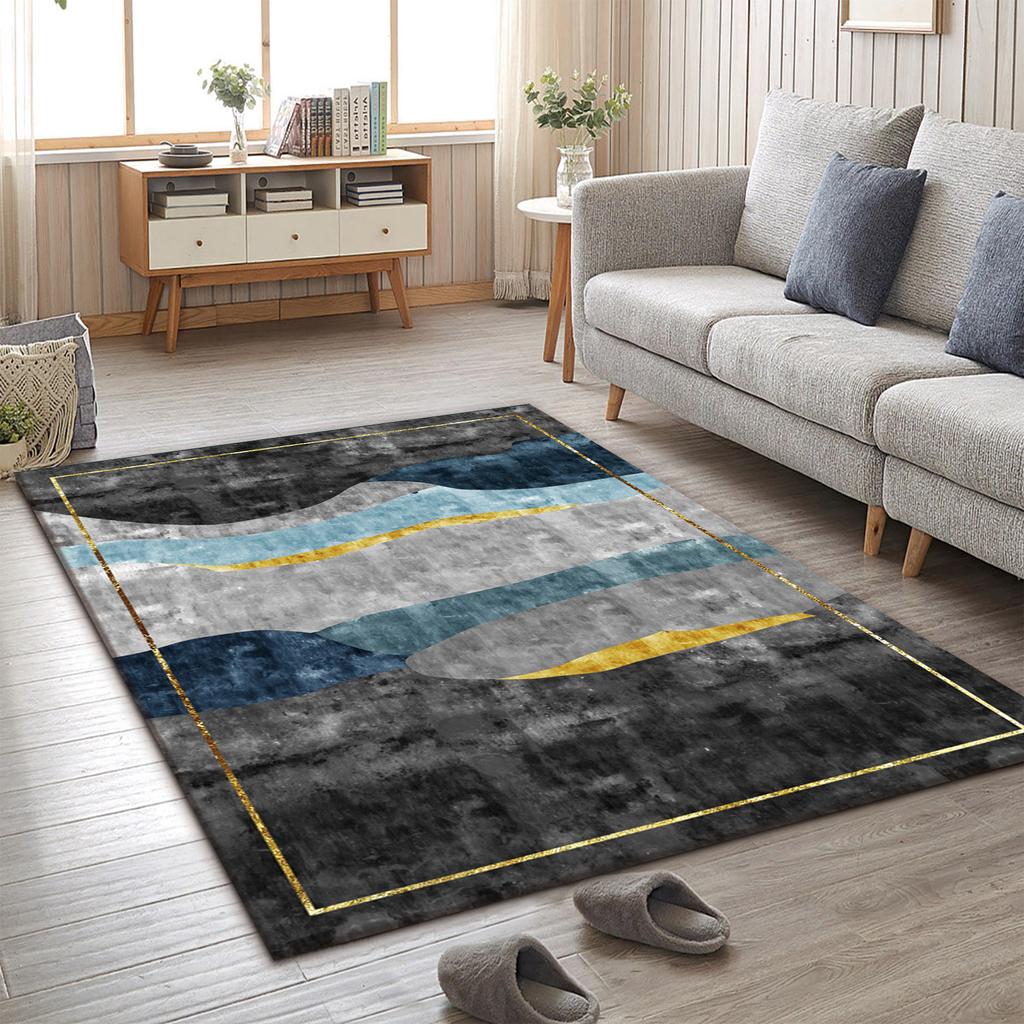 Nordic Гостиная Минималистичные линии Ковер Спальня Журнальный столик Шкаф Коврики на пол Коврики у двери