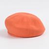 LALA Весенне-летняя хлопковая беретка шляпа-булочка - Оранжевый