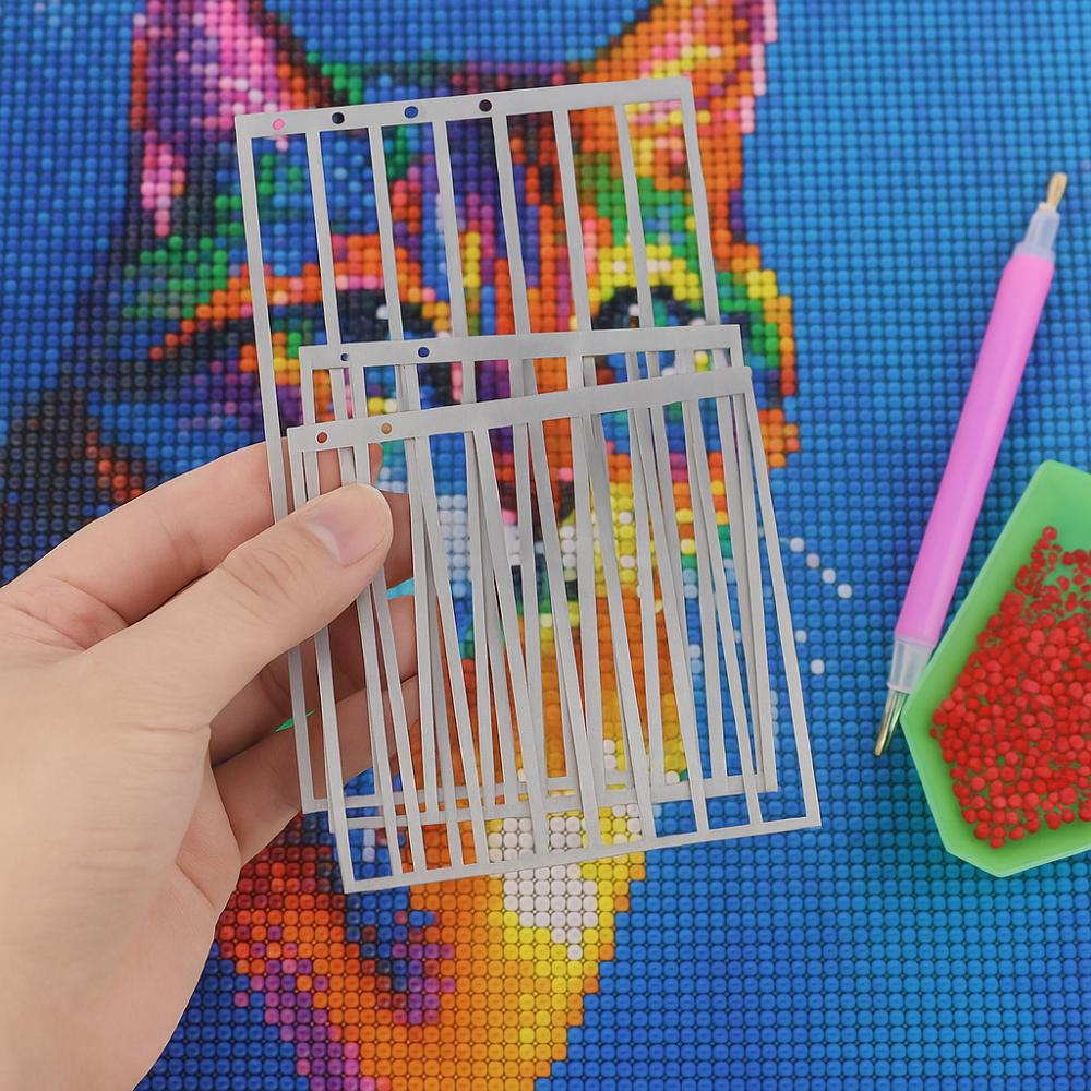 Текстурированная сетка Инструмент Алмазная живопись Линейка Прямая Дрель Рисовальная Линейка Полная или Частичная Выкладка