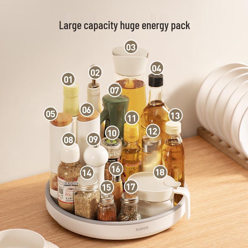 SUPOR 360-Degree Rotating Storage Organizer