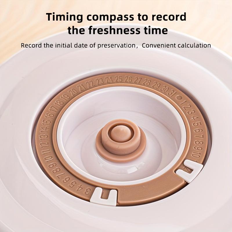 Вакуумный контейнер для хранения продуктов питания - пластик, пищевой, для хранения на кухне и в холодильнике, антиокислительный и сохранность в течение определенного времени