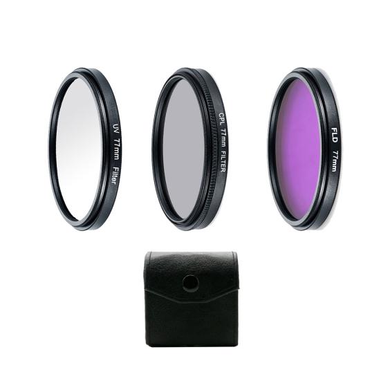 Профессиональный комплект фильтров для фотосъемки UV CPL Polarizer FLD для зеркальных камер