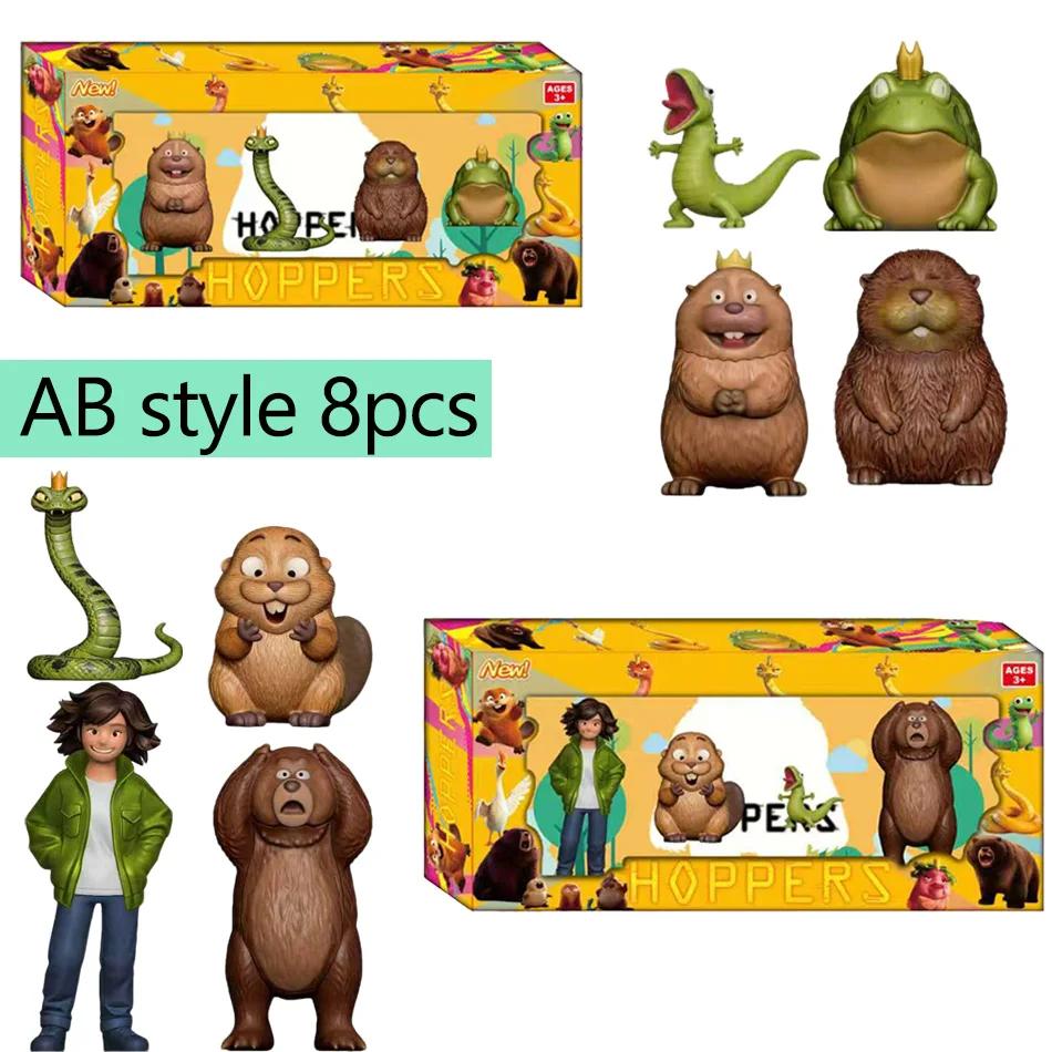New Arrival Hoppers Beaver Transformation Plan Mabel anime cartoon figure with box creative personalized statue surprise gift