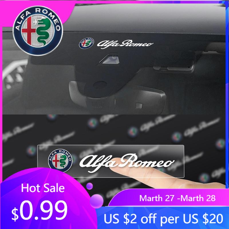 For Alfa Romeo Car Emblem Logo Decorative Stickers Badge Decal Interior Styling For Alfa Romeo Giulietta GT 159 147 156 Brera Gi