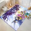 Fantasy Warrior Battle Carpet with Angels and Armor in Vibrant Colors Suitable for use as an anti-slip for living room bedroom sofas