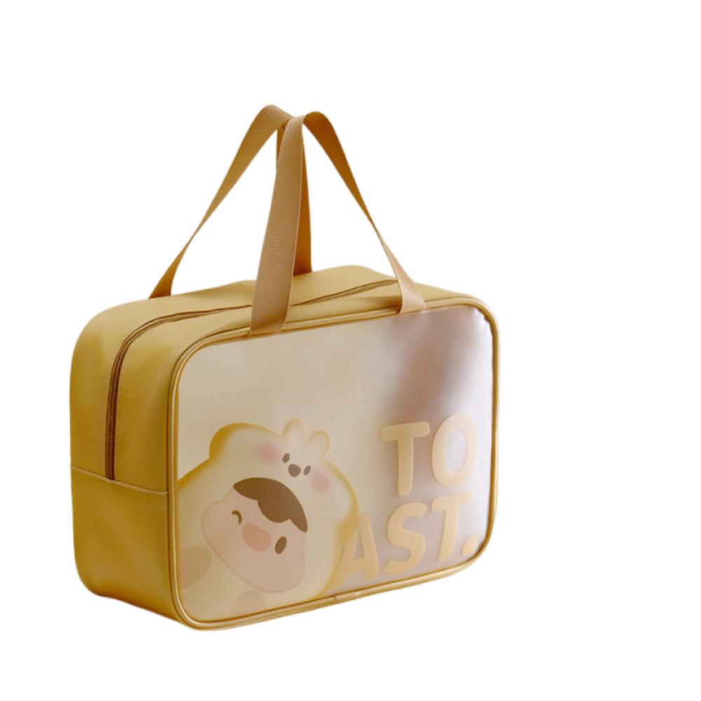 Portable Transparent Wash Bag Waterproof Travel Makeup Case Large Capacity Cosmetic Bag Bathing