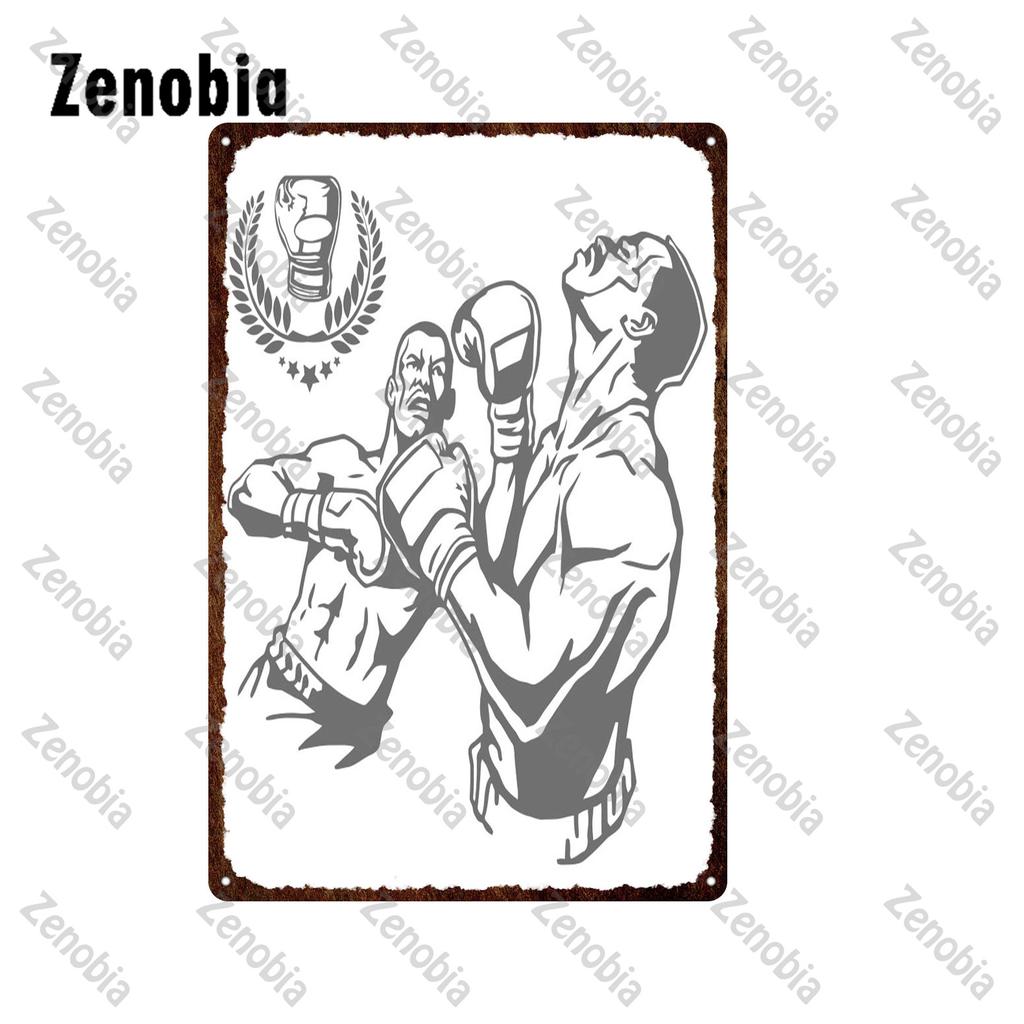 Металлический знак ММА, смешанные боевые искусства, бойцовский клуб, металлический плакат, жестяные знаки, винтажная табличка, декоративная тарелка, боксерский ринг, клуб, спортивный зал, декор