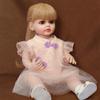 Кукла Reborn, полностью силиконовая, красивые длинные волосы, реалистичная кукла Reborn для малышей, подарки на день рождения и Рождество