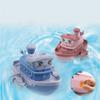 Swimming Beach Game Bath Playing Toys Wind Up Toy Baby Bath Toys Cartoon Ship Toy Clockwork Boat