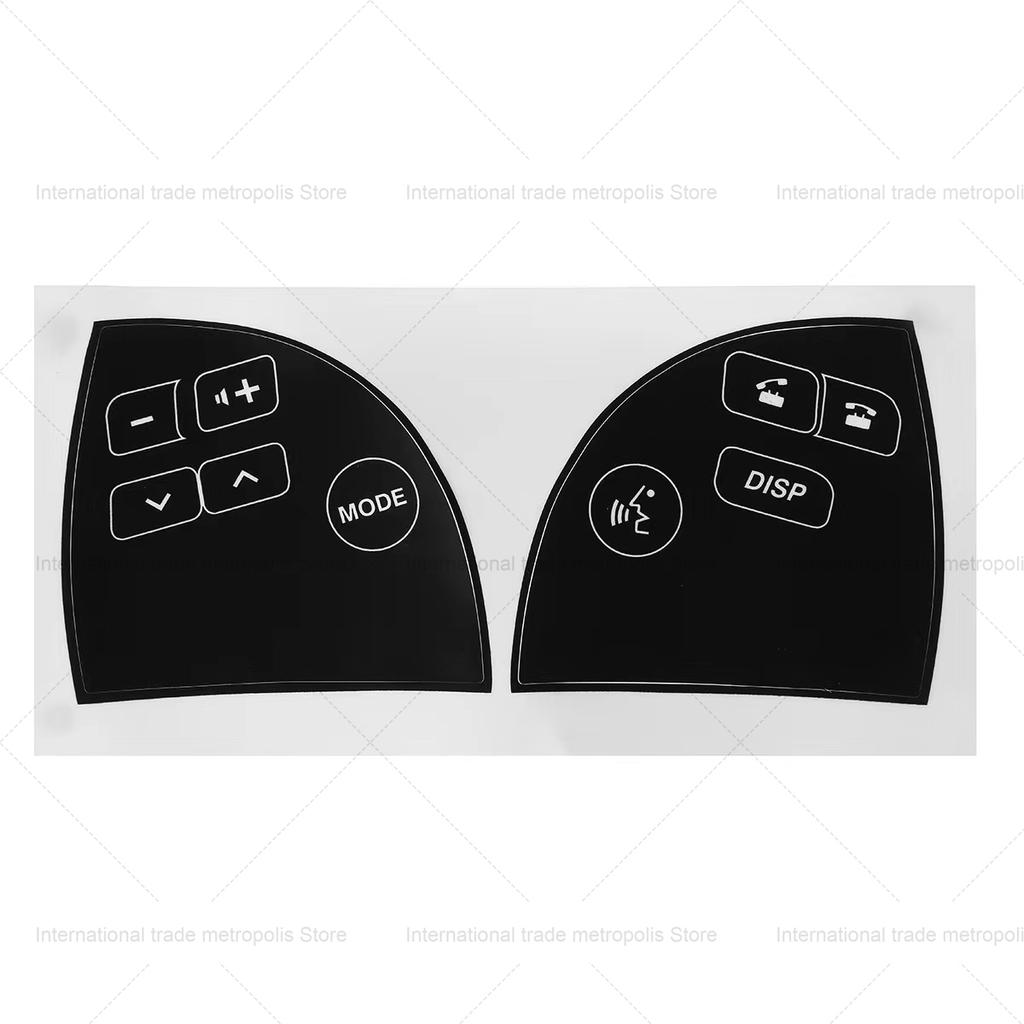 Наклейки на кнопки рулевого колеса автомобиля для LEXUS ES350 2007-2012, ремонт кнопок рулевого колеса, наклейки для интерьера