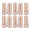 20Pcs Wooden Cards Stand Cylindrical Wood Photo Holder Table Top Display for Party Wedding Decoratio