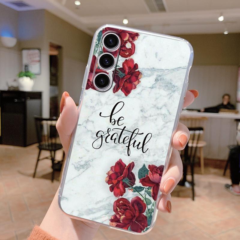Для Samsung Galaxy S24 Чехол S24 Plus S 24 Ultra Чехол для телефона Мраморный Прозрачный Coque Мягкий ТПУ Fundas Для Samsung S25 FE S25+ Чехол