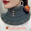 Fake Collar Neck Warm Scarf Thickened Knitted Cervical Neck Cover