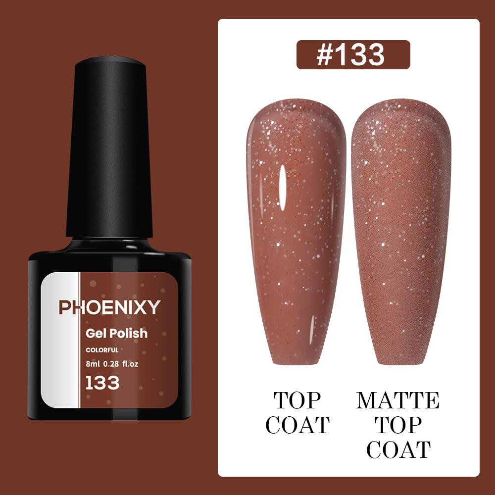 PHOENIXY 8 мл 20 цветов блестящий гель-лак для ногтей красочный гель лазерный блестящий эффект дизайн ногтей DIY лак