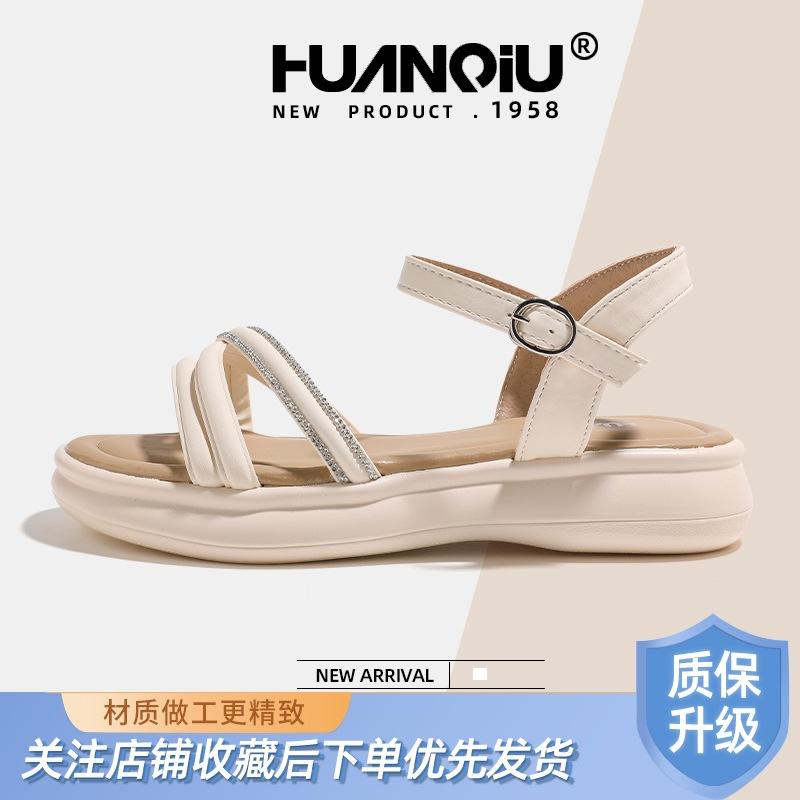 Глобальные спортивные сандалии на толстой подошве для увеличения роста для женщин XHQ-GH107 летние новые модели с юбками, не утомляющие ноги, маффины для женщин