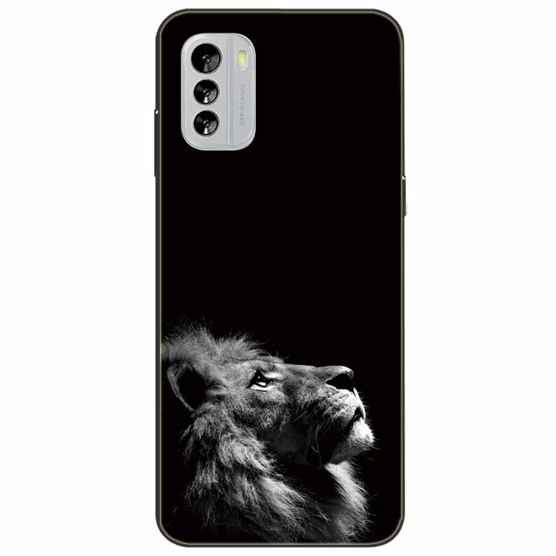 Чехол для Nokia G21 G11 Capa Силиконовый Крутые Коты Тигр TPU Бампер Защита Мягкие Черные Чехлы для Nokia G 11 NokiaG21 G 21 Модный
