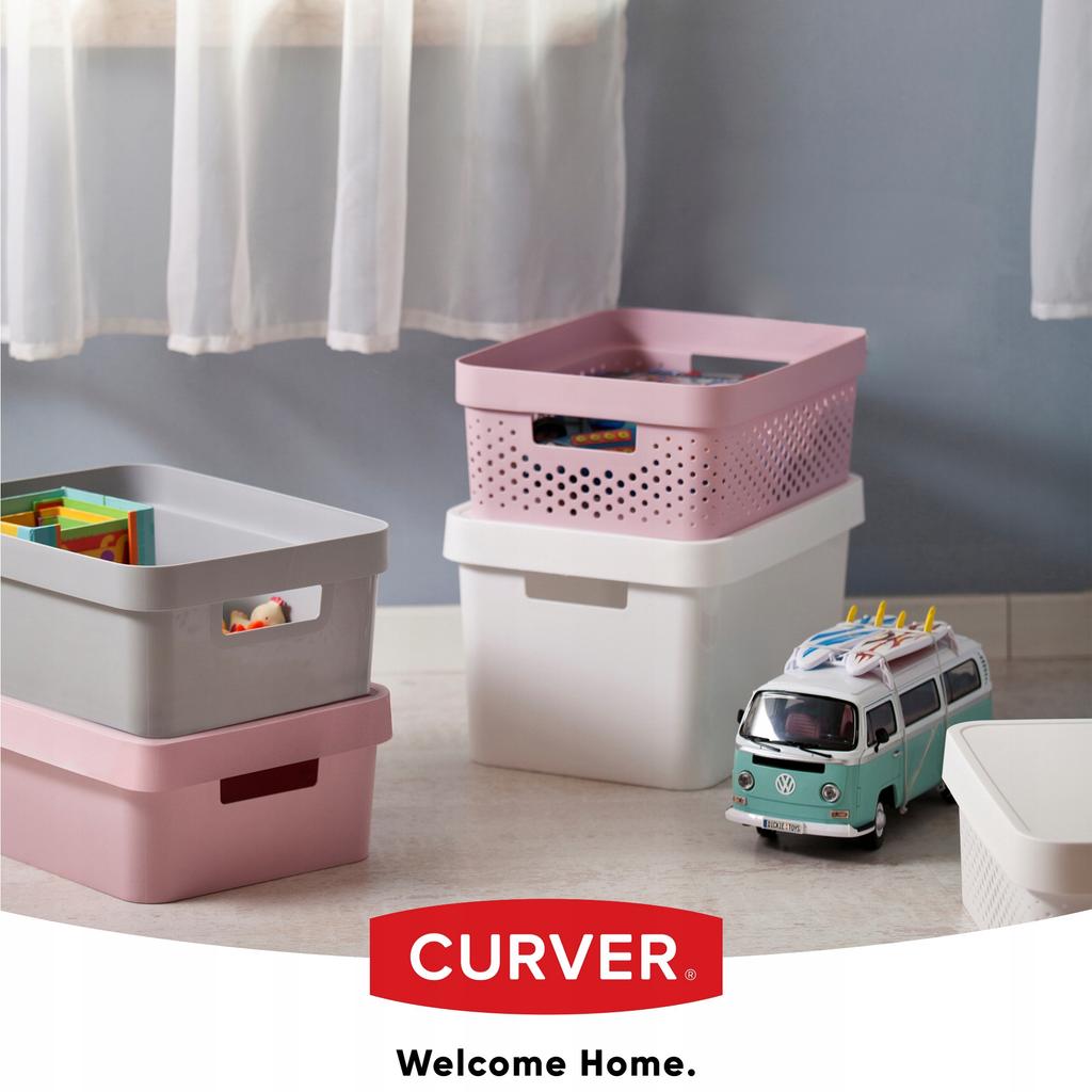 Curver Container Box With Lid 11 L Gray