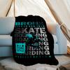 skateboard Theme Printed Blanket - Perfect for Couch, Bed, Travel & Outdoor Use | Machine Washable, Cozy & Durable.