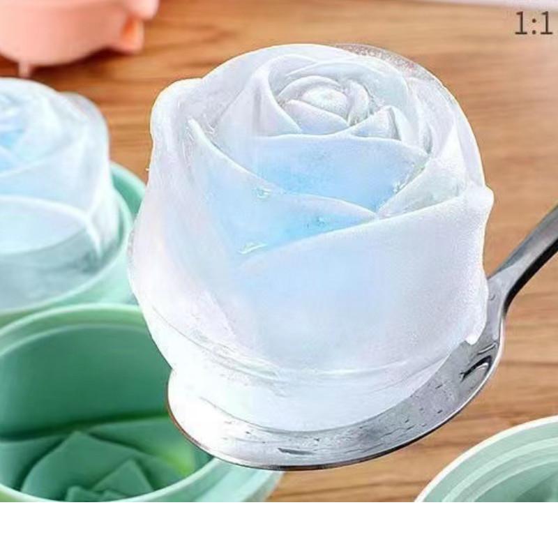 Креативная роза, пищевая форма для льда, бытовая силиконовая коробка для льда для холодных напитков, виски, льдогенератор