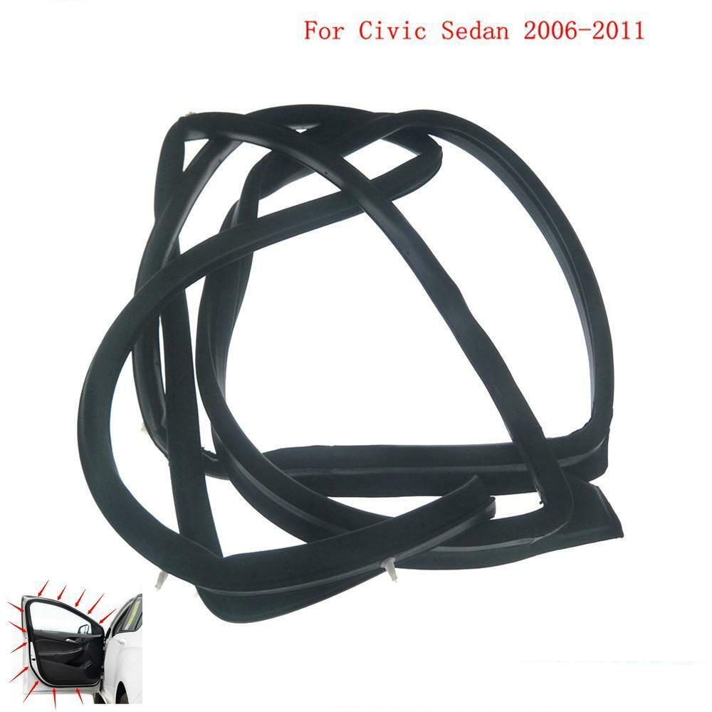 Уплотнительная накладка уплотнитель погоды передней левой двери для Honda Civic 2006-11