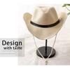 UV Protection Western Cowboy Hat Wide Brim Straw Cap Fashion Jazz Hat  Men Women