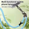 Универсальный шнурок для телефона, шнурок-ремешок против потери, съемный цветной шейный шнур, страховочная привязь для телефона, цепочка-брелок, веревка с картой