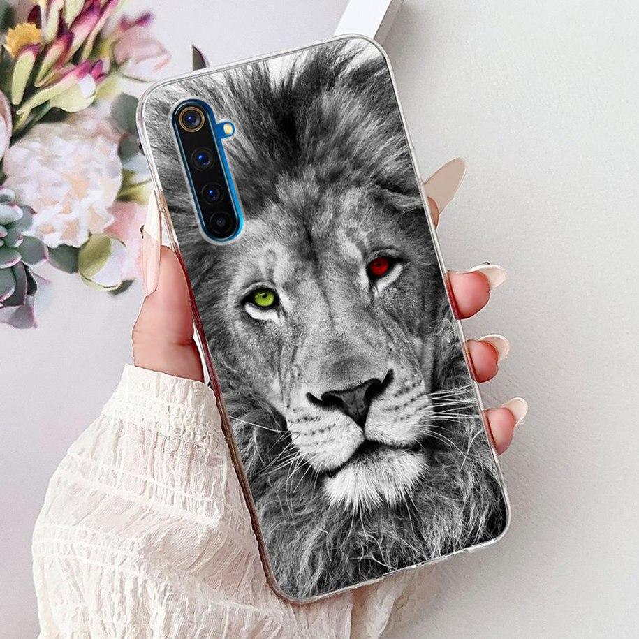 Чехол для Realme 6 Pro RMX2061 Мягкий Силикон Мультяшный Чехол для Телефона Для OPPO Realme 6 Pro Чехол Realme6 Realme 6 Pro 6i 6S 6Pro Coque