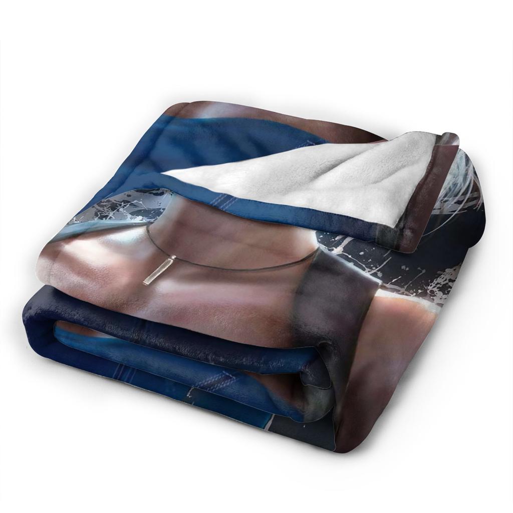 Residents Evils Jill Valentine Super Soft Blankets Kids Adult Plush Throw Blanket Funny Couch Chair Flannel Bedspread Bed Cover