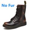 Fashion Men'S Boots Casual Leather Shoes Men Vintage Lace-Up Punk Motocross Boots Male Black Spring Autumn Handmade Footwear
