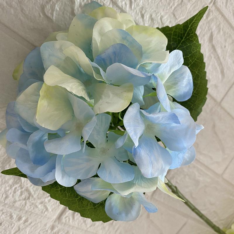 Silk Flowers Hydrangea 18in Realistic Wedding Home Decor Photography Gift Props