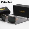 PolarAce Унисекс Металлические поляризованные солнцезащитные очки для путешествий на открытом воздухе, устойчивые для вождения, UV400