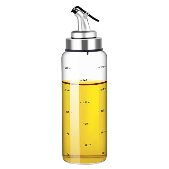 180/300/500 мл стеклянная бутылка для масла, герметичная, устойчивая к высоким температурам, весы, многоразовый дозатор для соевого соуса, уксуса, оливкового масла, приправы для кухни