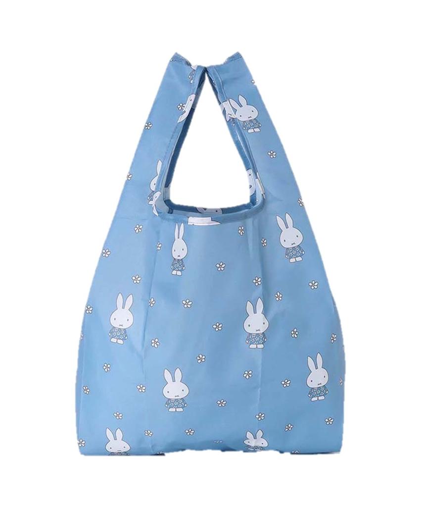 Miffy BLUE FLOWER Shopping Bag S Shopping Bag Eco Bag