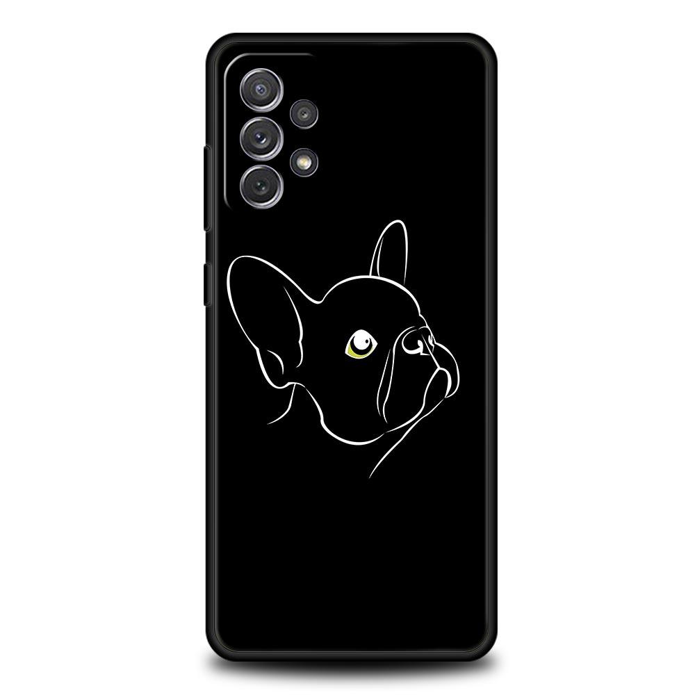Чехол для телефона с французским бульдогом для Samsung Galaxy A13 A51 A71 A41 A31 A21S A11 A01 A03S A12 A32 A52 A22 A23 A33 A53 A73 5G, мягкий чехол