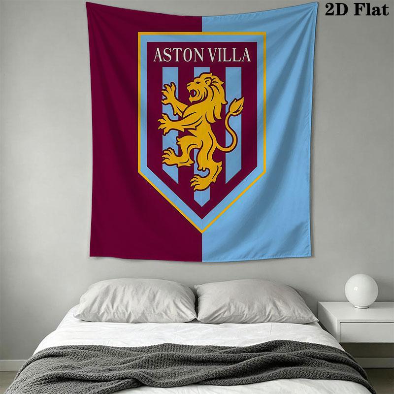 Aston Villa procession Wall Hanging Printed Fabric Blanket Decorative Tapestries for Bedroom Living Room Home Decor