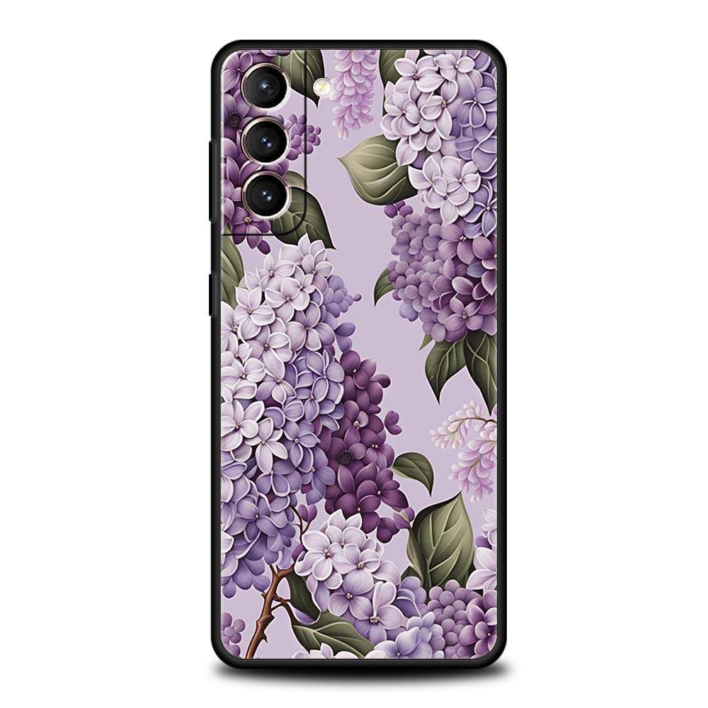 Чехол для телефона с дизайном «Цветы в стиле масляной живописи» для Samsung Galaxy S26 S25 S24 S23 S22 S20 S21 FE Ultra S25 Edge Plus 5G Мягкий ТПУ