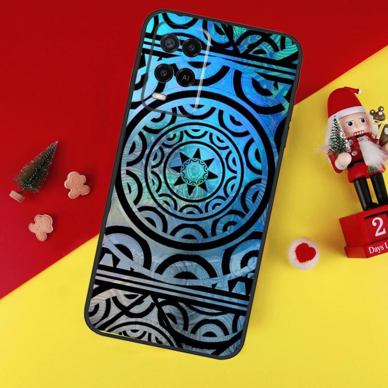 Maori Samoan Polynesian Tribal Case For Oppo A94 A74 A54 A60 A40 A80 A16 A76 A96 A98 A58 A78 A18 A38 A57 A17 A15 A5 A6 Pro