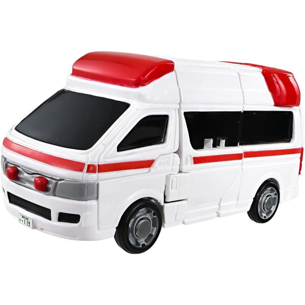 Takara Tomy Tomica Job Labor TJB03 MediBraver Toyota HiMedic Ambulance Miniature Car Toy 3 and (Ages up)