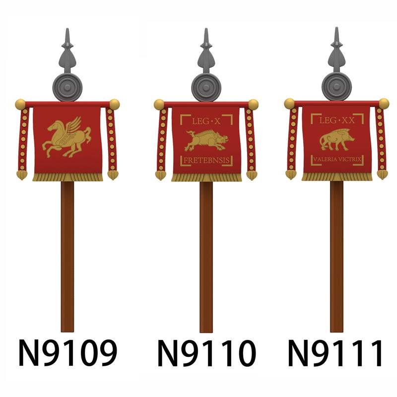 Средневековый Рим Щит Военные Строительные Блоки Фигурка Римского Солдата Воина Рыцаря Лучник Фартук Плащ Аксессуары Кирпичная Игрушка Подарок