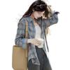 Women's Casual Plaid Long-Sleeve Shirt Jacket