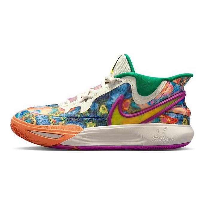 Nike Кроссовки Kyrie 8 GO GS Circle of Life для детей, разноцветные, светло-костяные, малахитовые, DQ8076-011