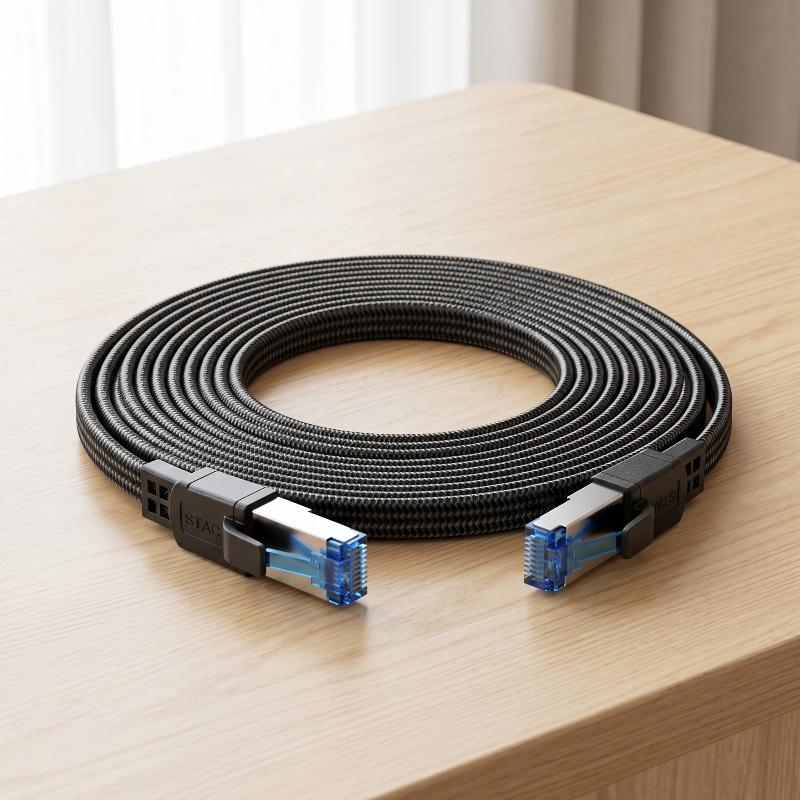 CAT8 Ethernet Cable 40Gbps - RJ45 High Speed Network Cord for Router Smart TV Low Latency Connection