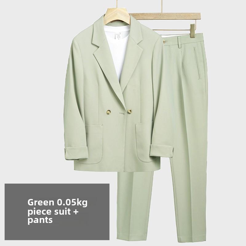 Мужской высококачественный свободный пиджак в корейском стиле — красивый, стильный, зрелый дизайн для весны и лета