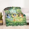 Friends Garden Customize Text Blanket Gift Customizable Blanket Soft & Cozy Suitable for Nap Livingroom Bed Home Decor Four Seasons Universal