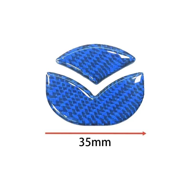 2025 Hot For Mazda Axela CX3 CX4 CX5 RX7 Atenza MX3 MX5 CX9 CX7 RX8 SKYACTIV Epoxy Sticker Car Steering Wheel Emblem Modified De