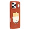 For iPhone 16 Pro Case Pattern Printed 2.0mm TPU Phone Cover with 3D Accessories Decor