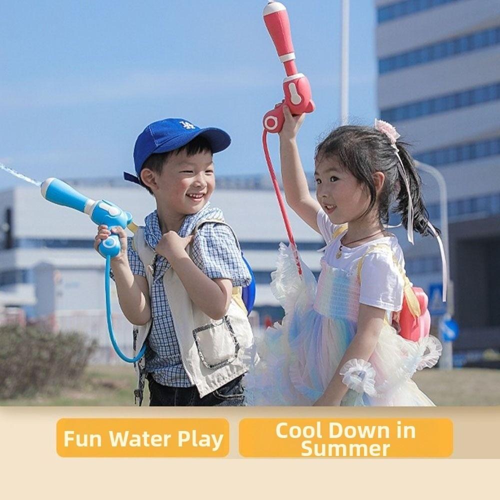 High Pressure Children Backpack Water Spray Toy Pull Type Water Pistol Toy Summer